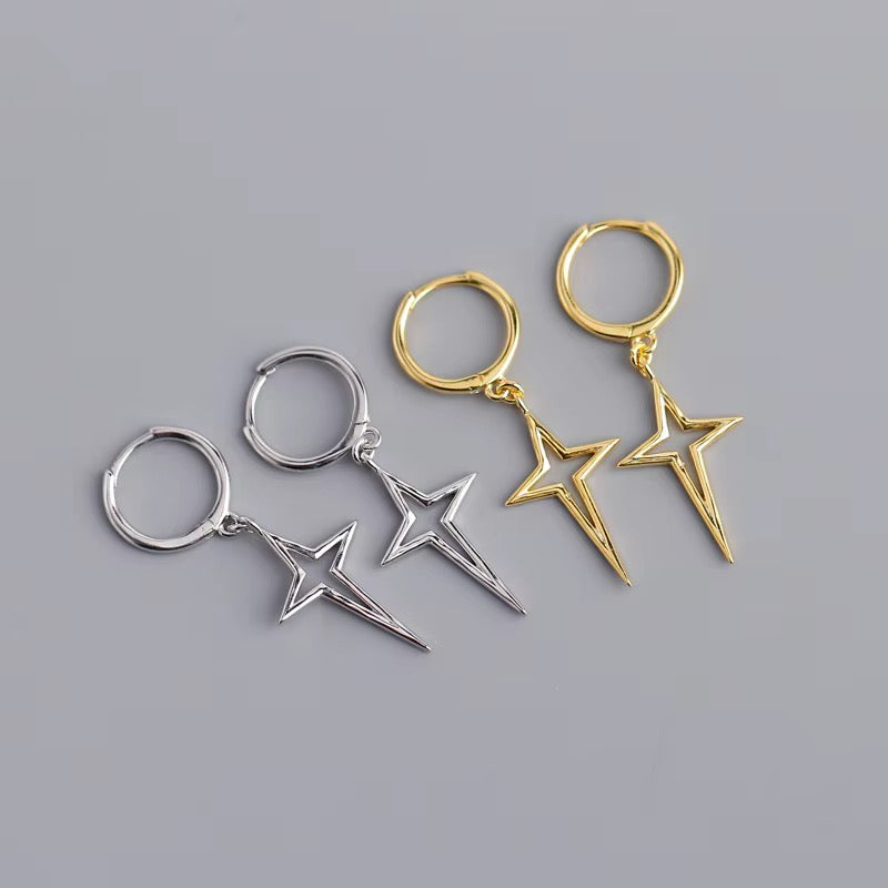 Melting Star Ear Stud (Unisex)