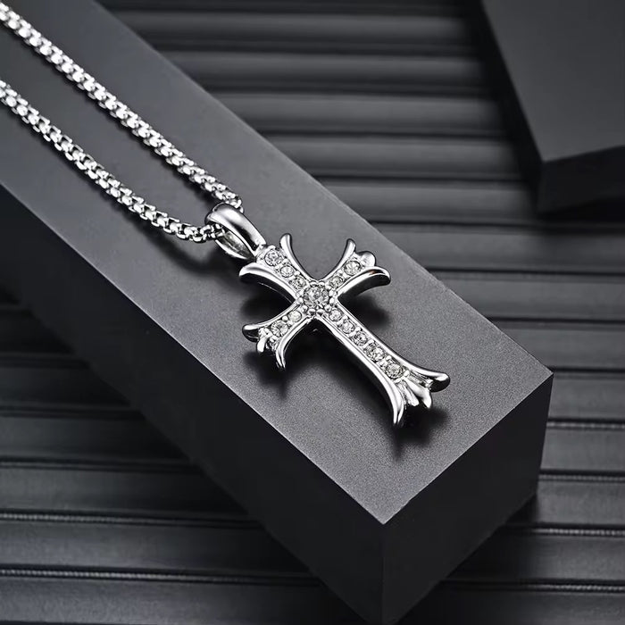Crucifix Shadow Necklace