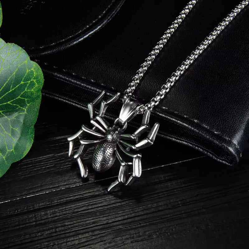 Gothic Spider Necklace