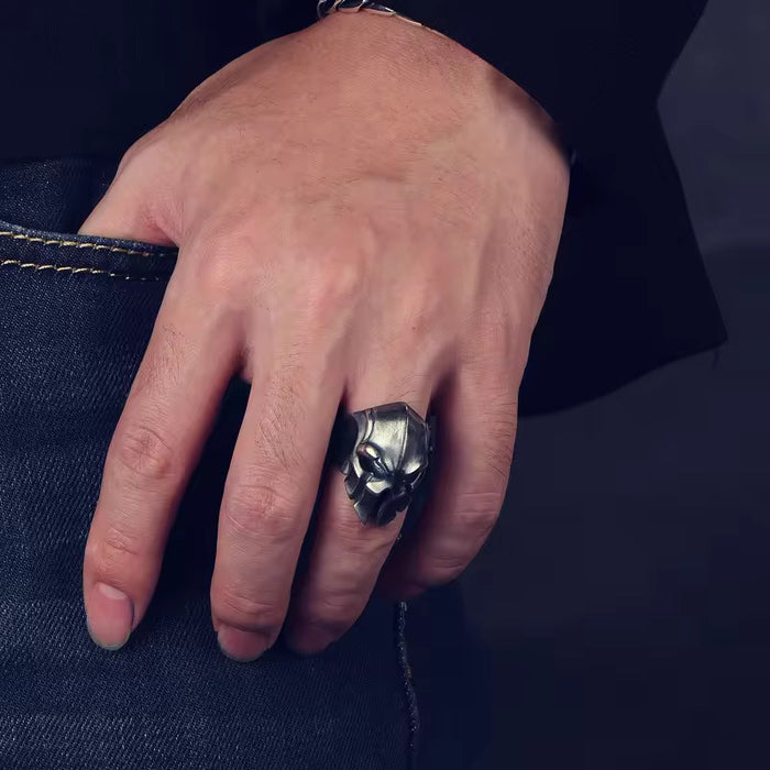 Armored Warrior Adjustable Ring