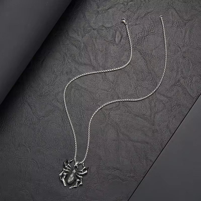Gothic Spider Necklace