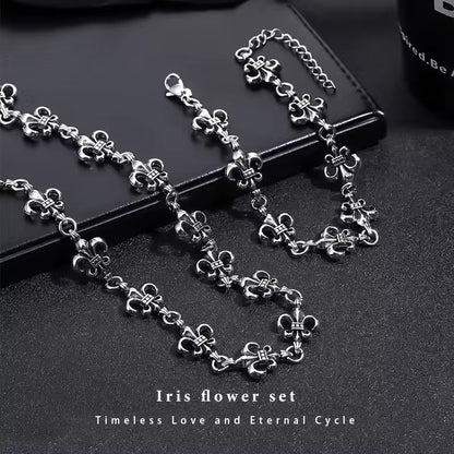 CH | Flower Bracelet & Necklace Combo