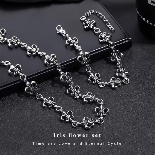 CH | Flower Bracelet & Necklace Combo