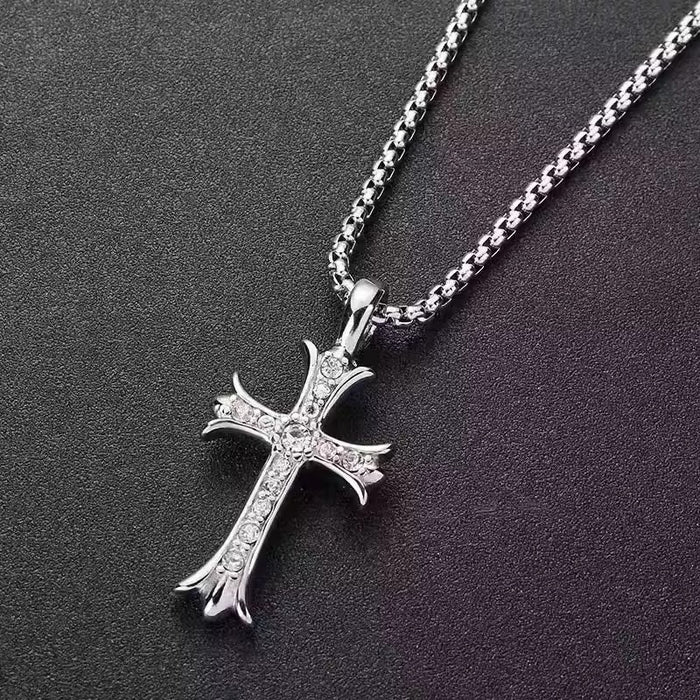 Crucifix Shadow Necklace
