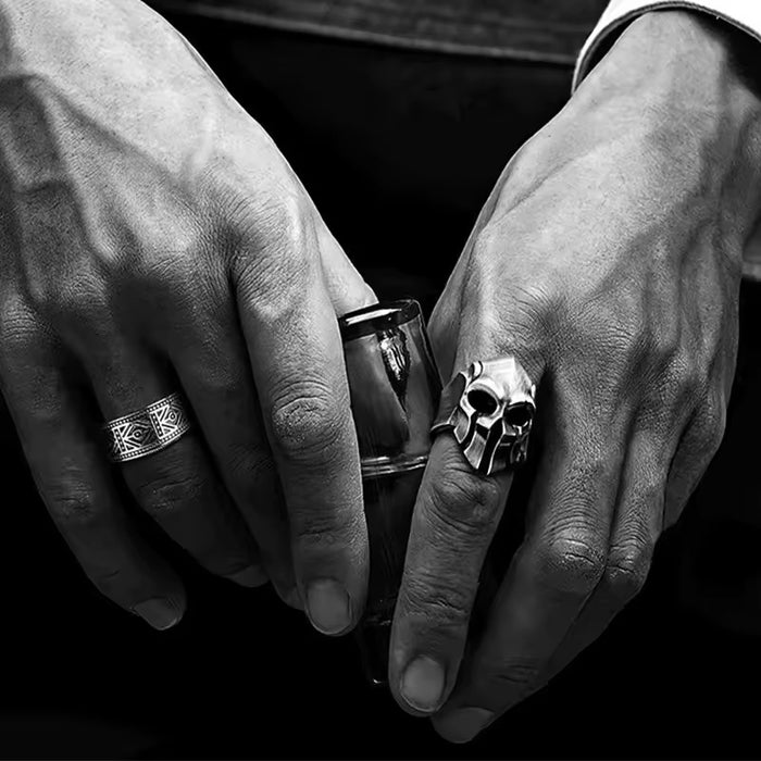 Armored Warrior Adjustable Ring