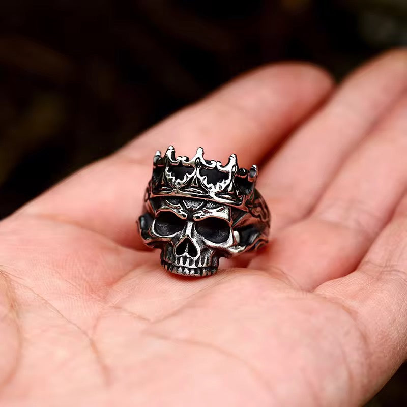 Death Crusader Adjustable Ring