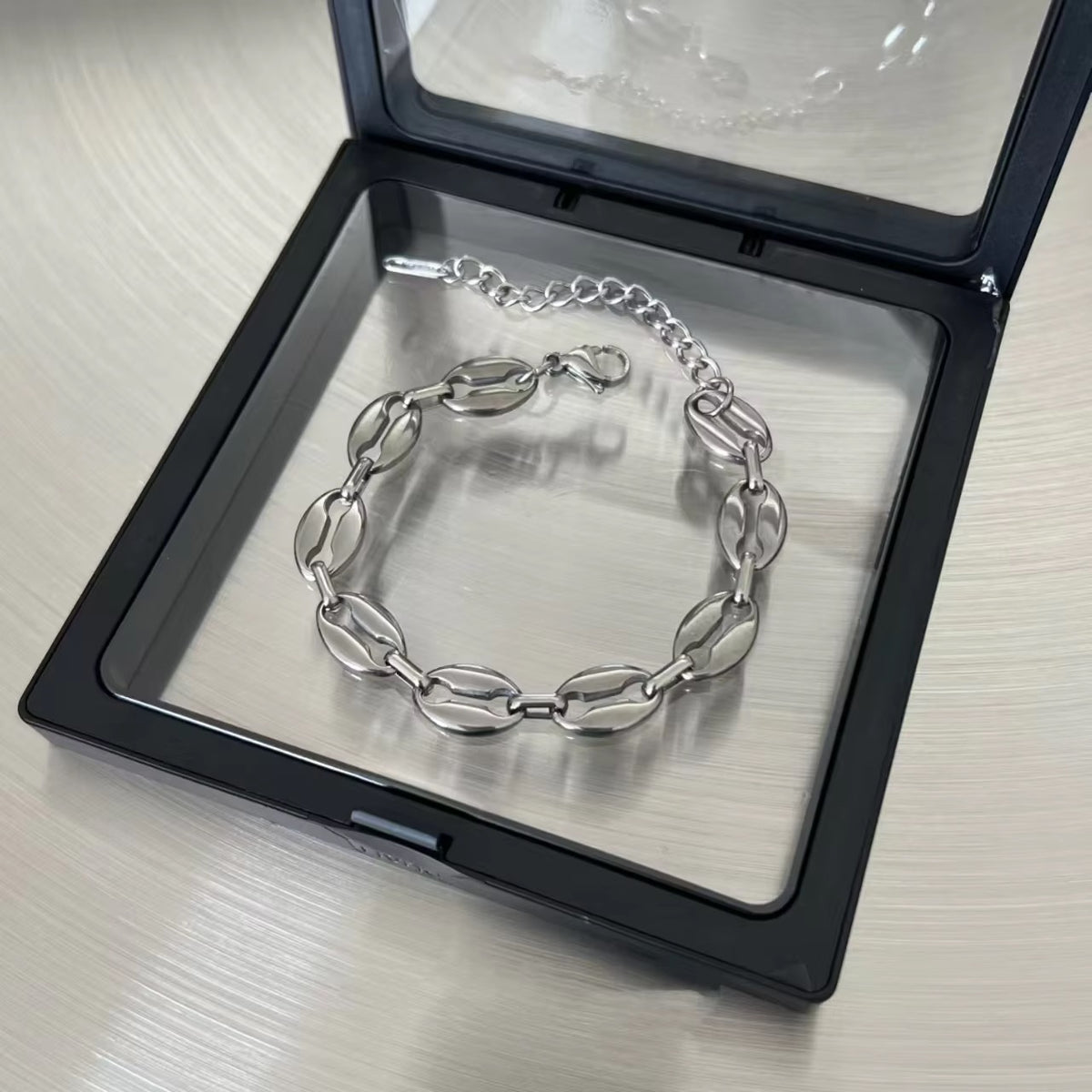 Bean Stainless Steel Bracelet