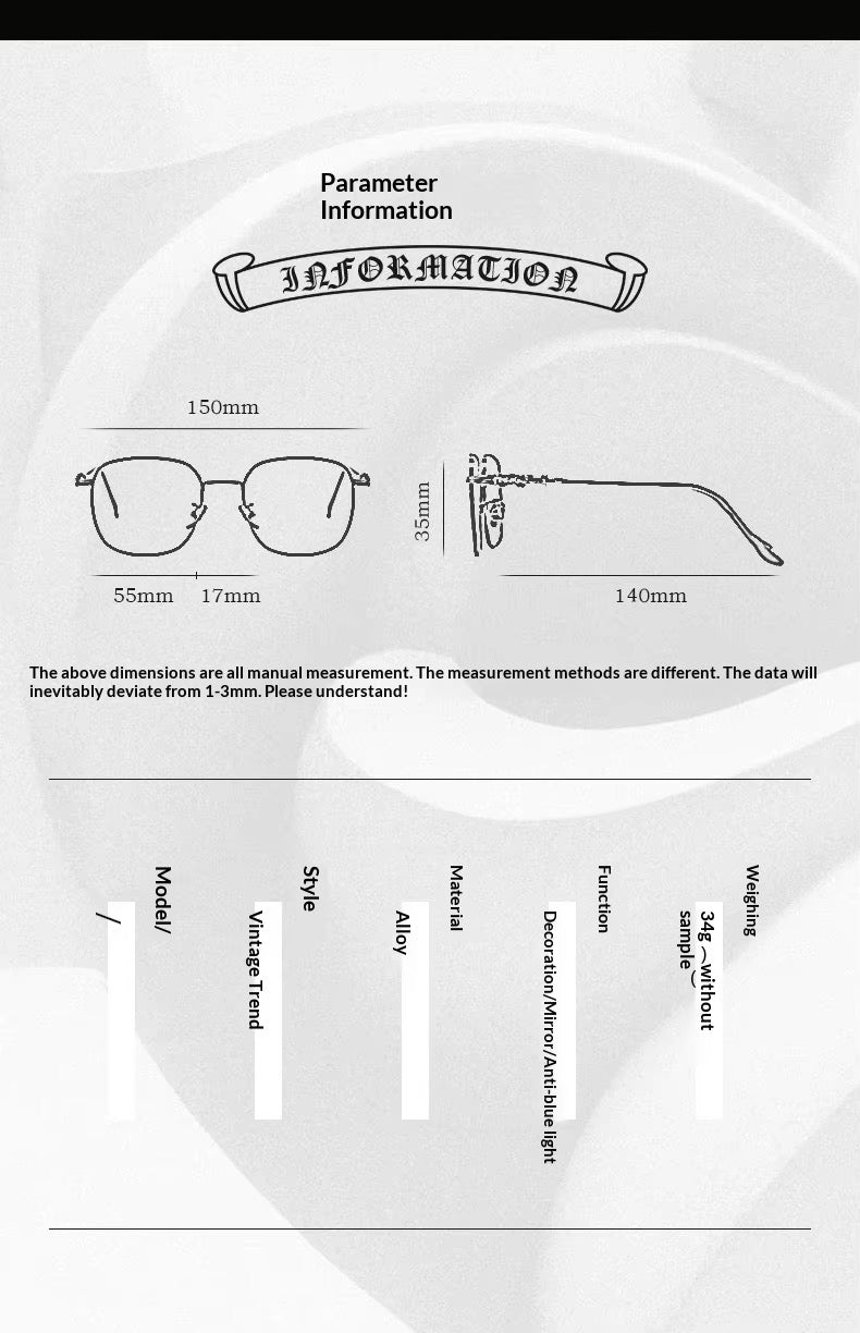 CH Glasses | Golden Rimless