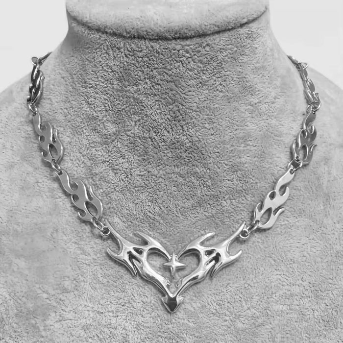 Demonic Heart Necklace