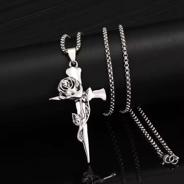 Rose Gothic Cross