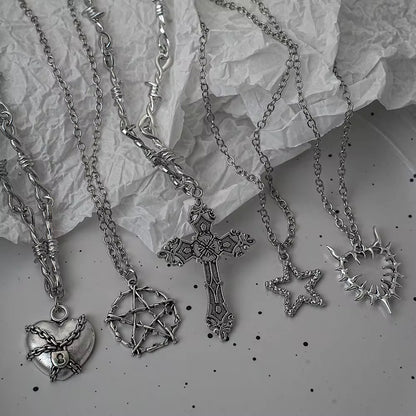 5 Gothic Necklace Combo