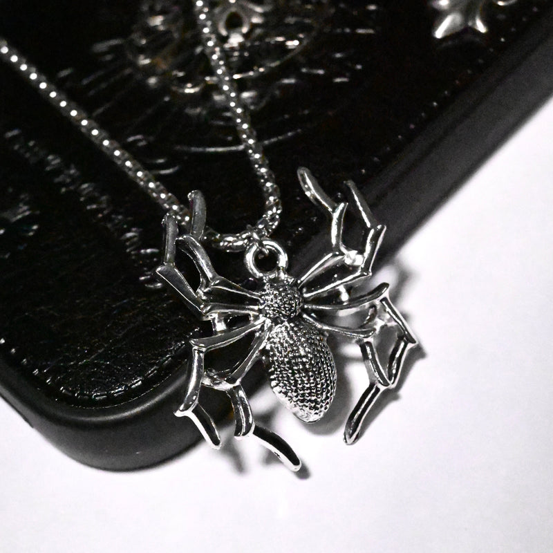 Gothic Spider Necklace