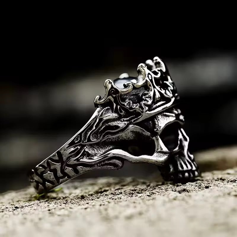 Death Crusader Adjustable Ring