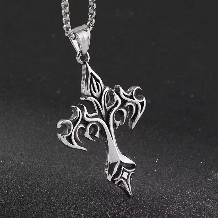 Dragon Cross Necklace