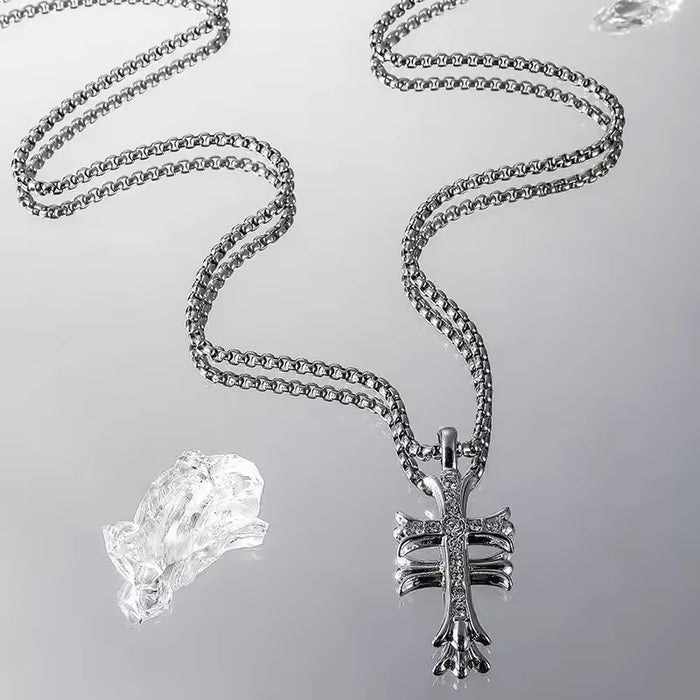 Crucifix Shadow Necklace