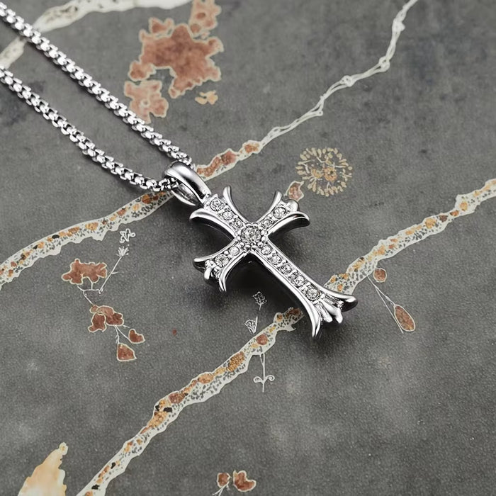 Crucifix Shadow Necklace