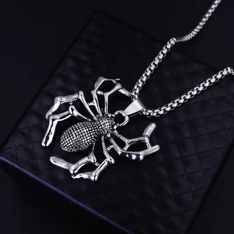Gothic Spider Necklace